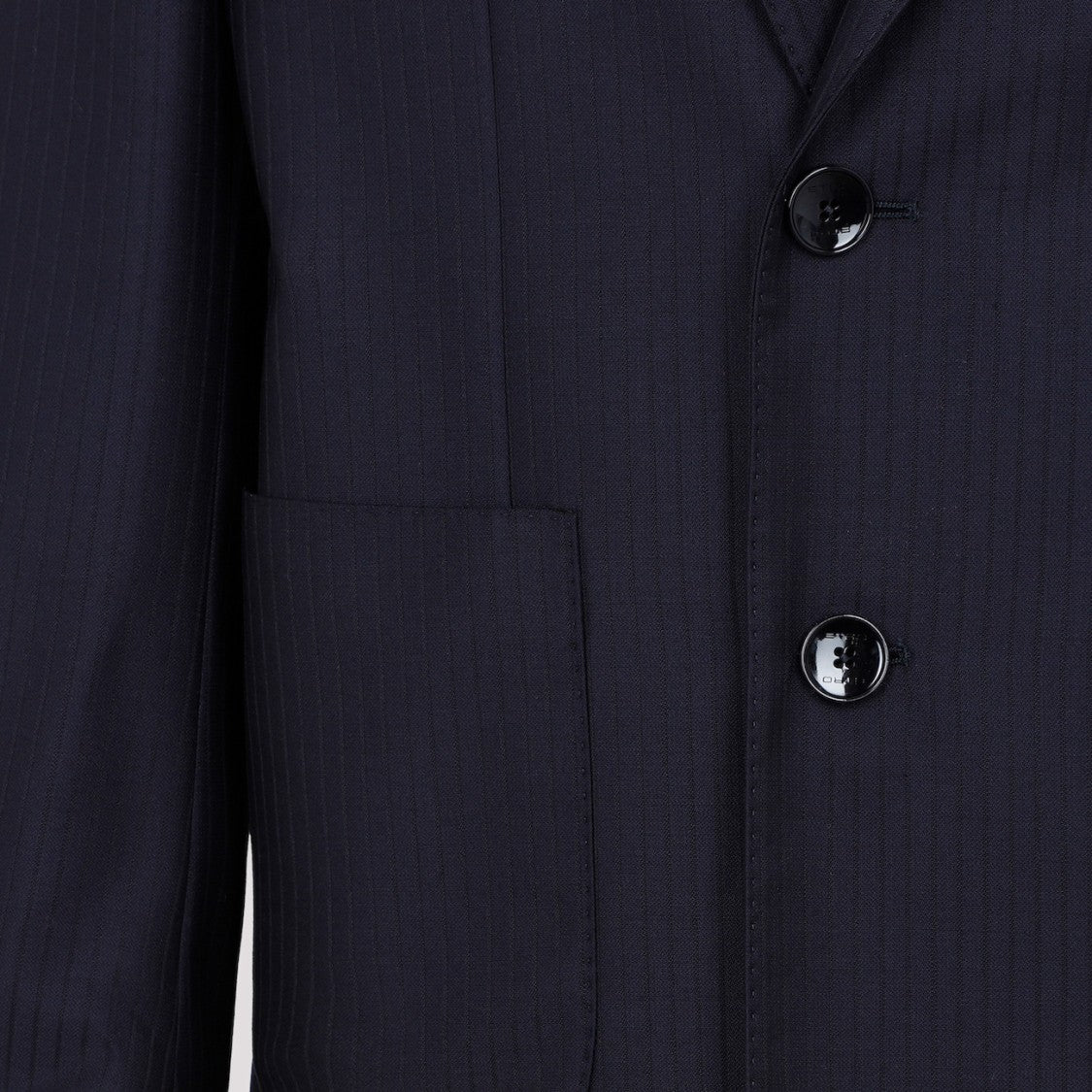 Blue Virgin Wool Jacket