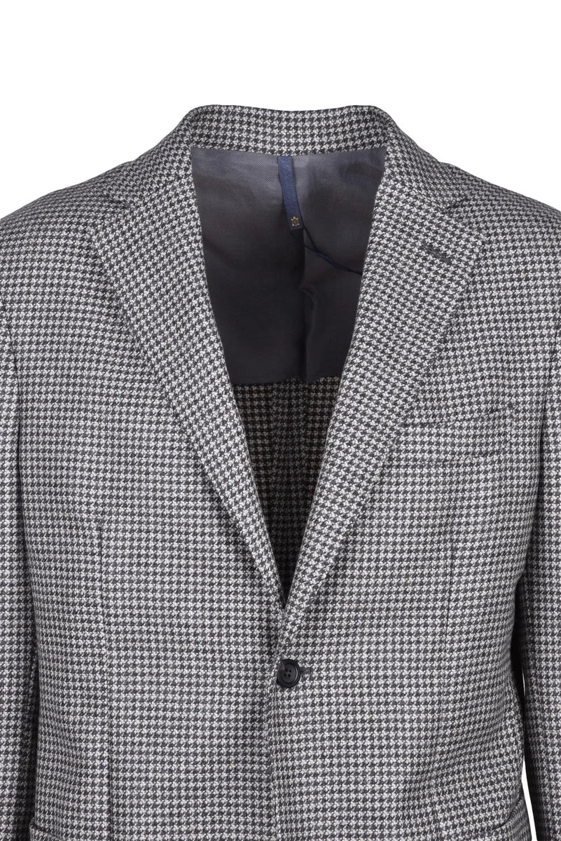 Rounded Blazer Jacket - Grey