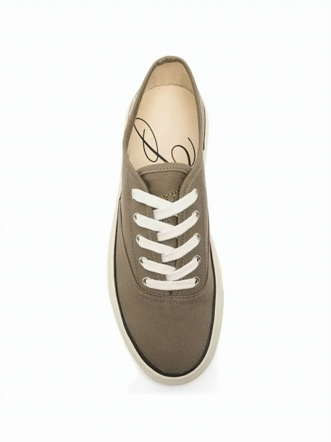 Low-Top Canvas Sneakers with Embroidered Branding
