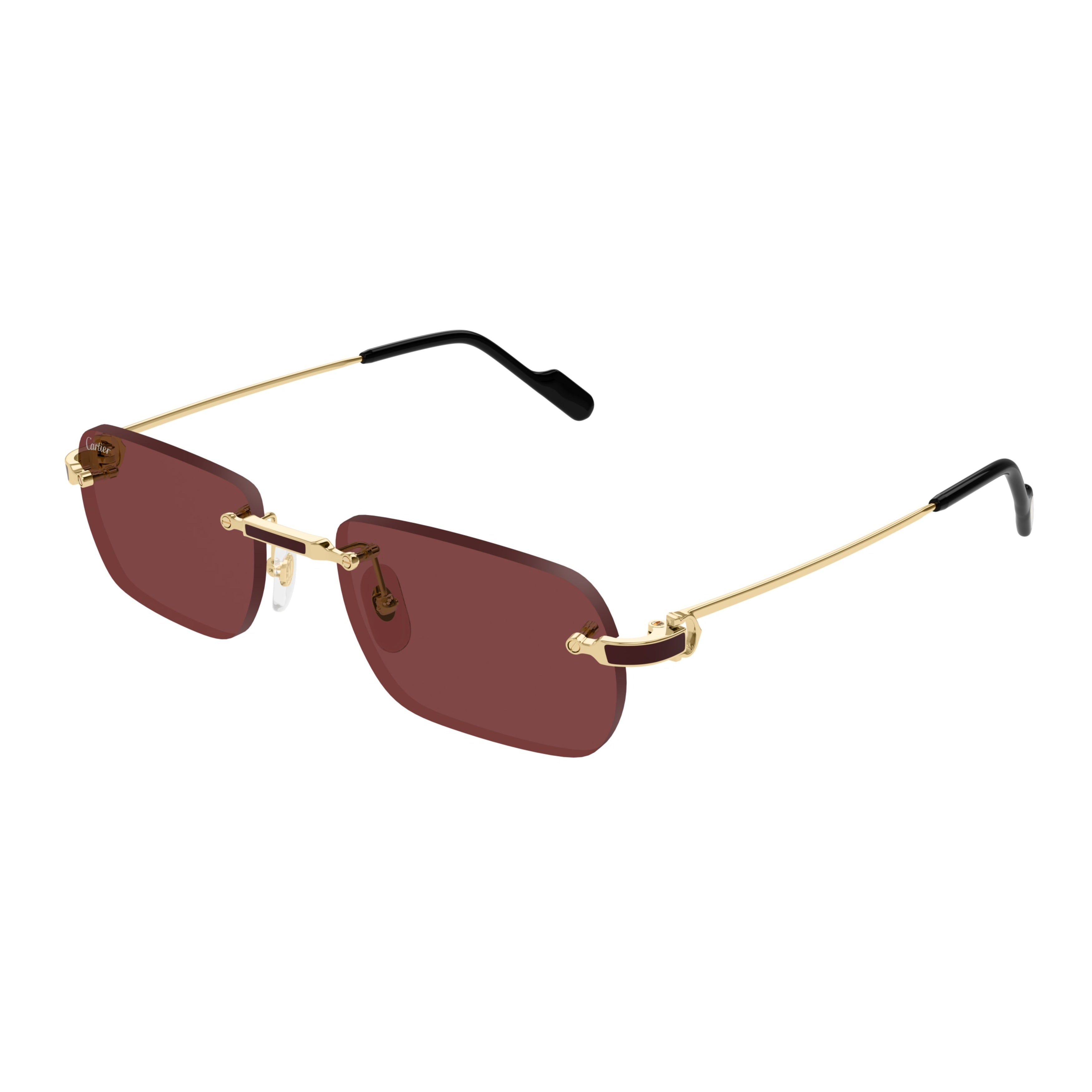 Ct0498s Rimless Rectangular Sunglasses