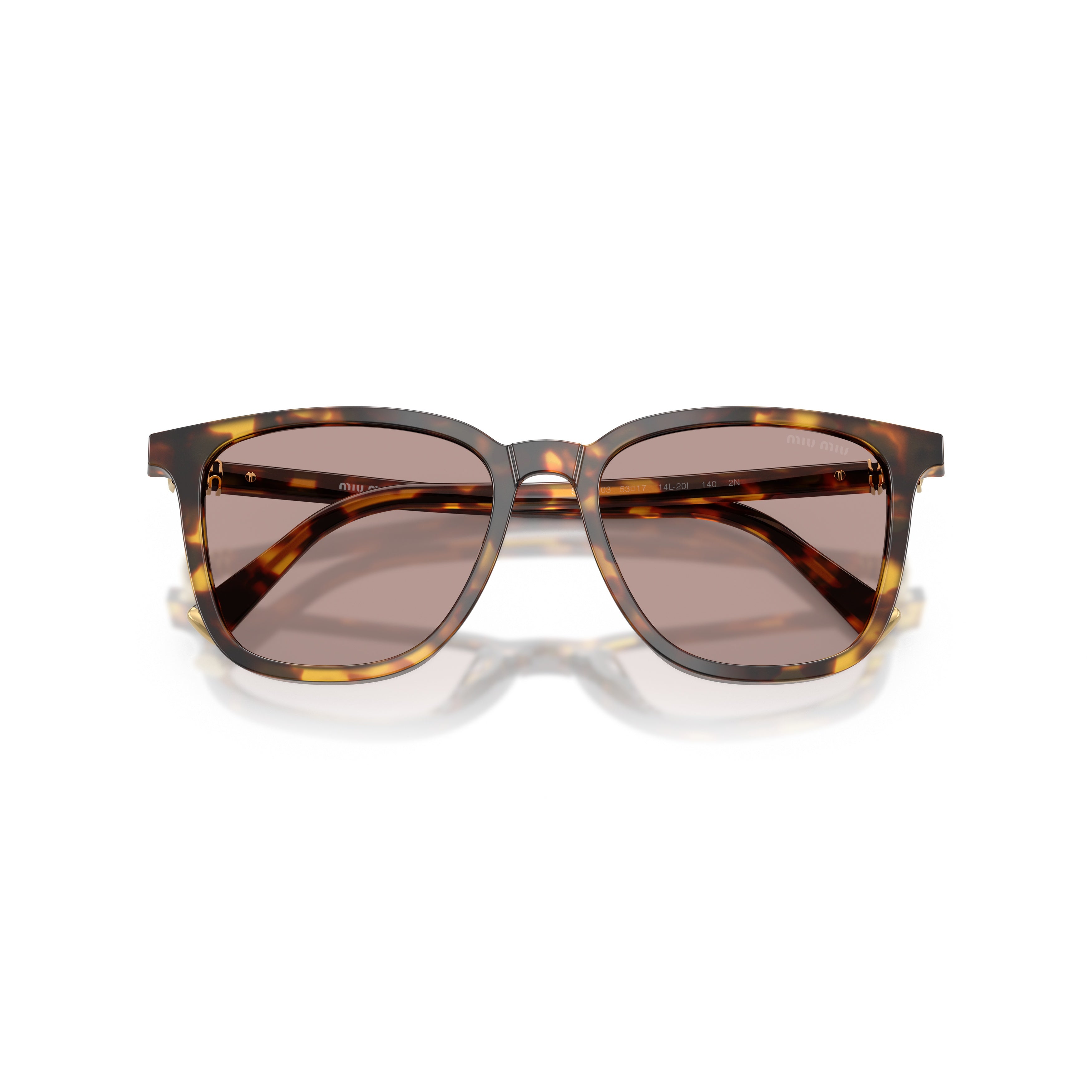 0mu B03s Classic Tortoiseshell Square Sunglasses