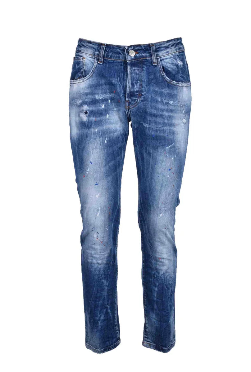 Cotton Jeans - Blue