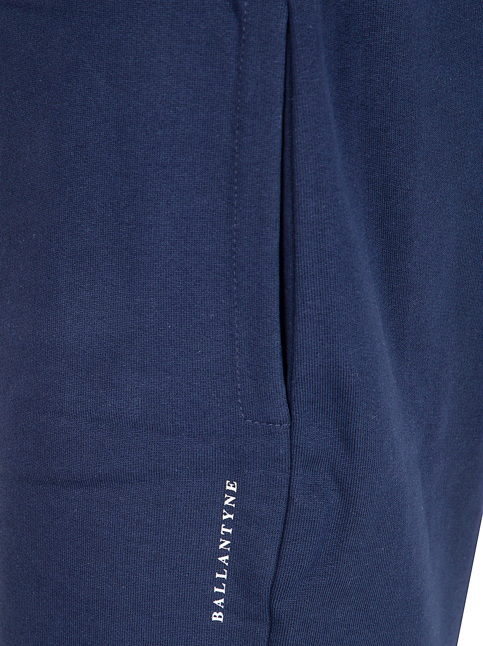 Deep Blue Shorts with Elastic Waistband and Side Pockets