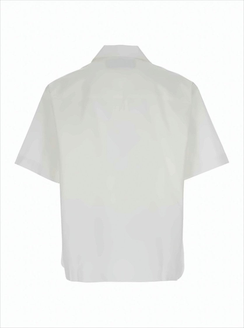 Short-Sleeved Cotton Shirt
