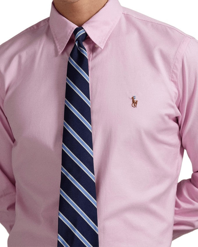 Tailored Long-Sleeved Polo Shirt