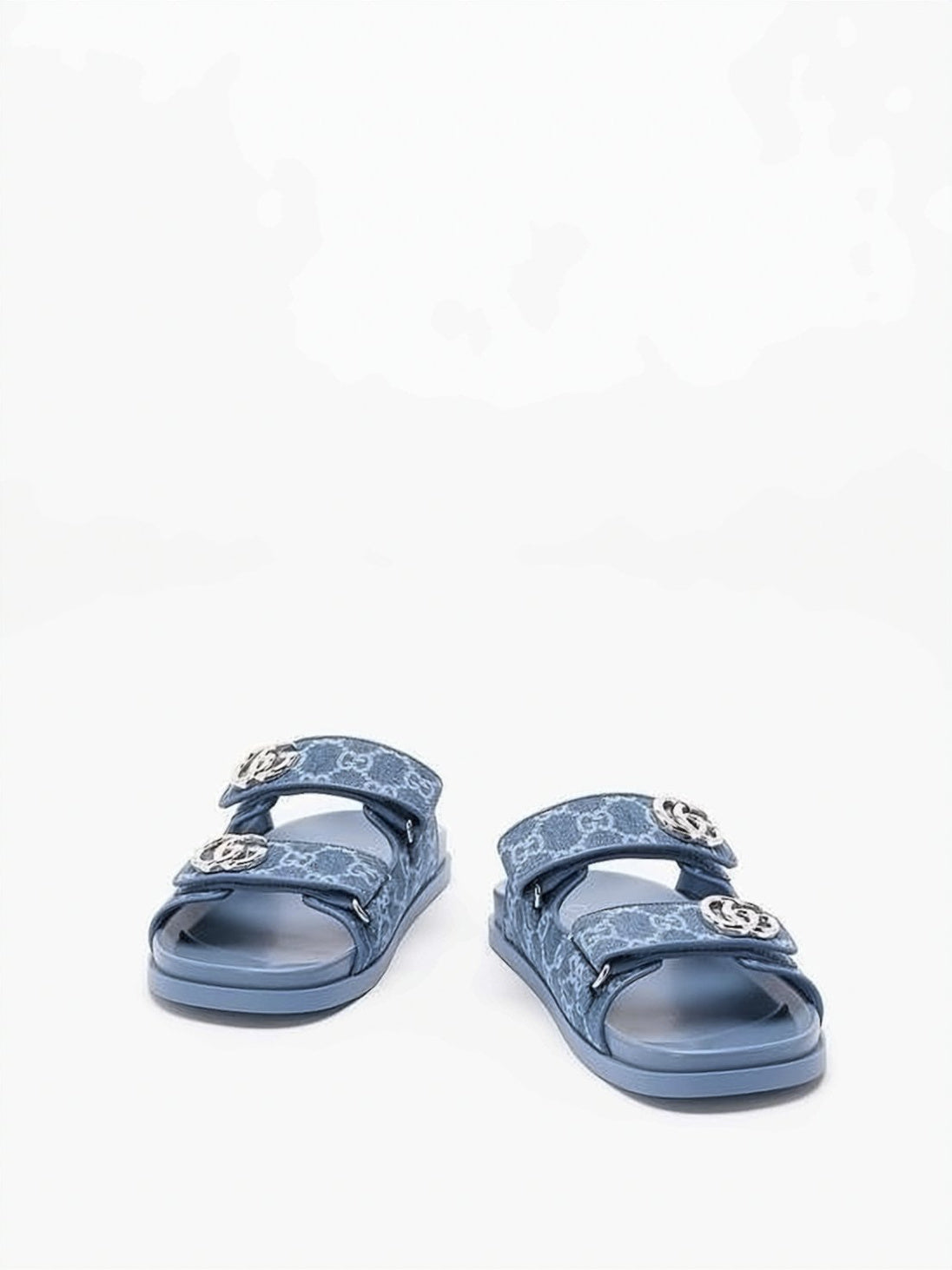 Padded Black Slide Sandals
