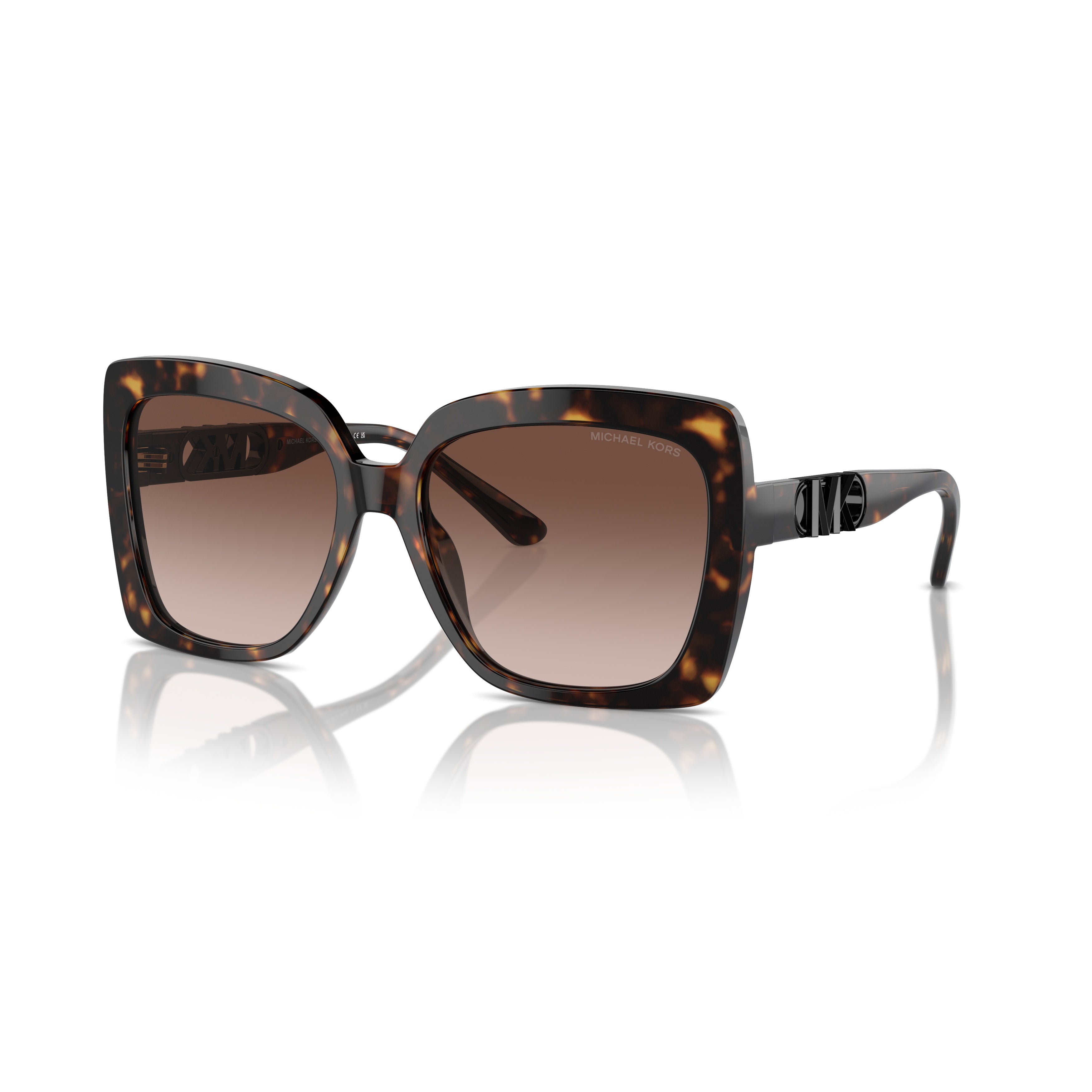 0mk2213 Oversized Square Frame Sunglasses with Tortoiseshell Pattern
