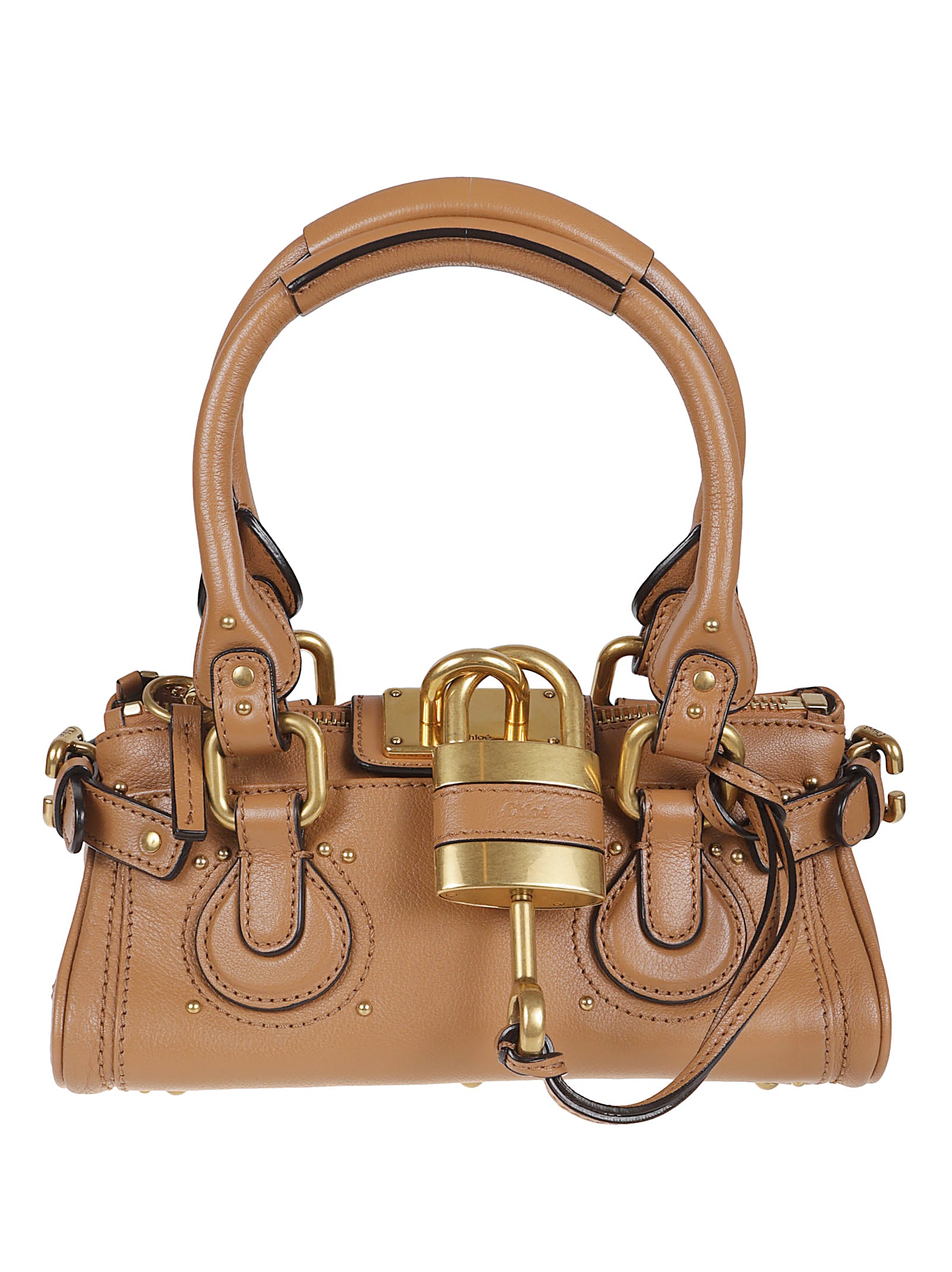 Small Grained Buffalo Leather Handbag