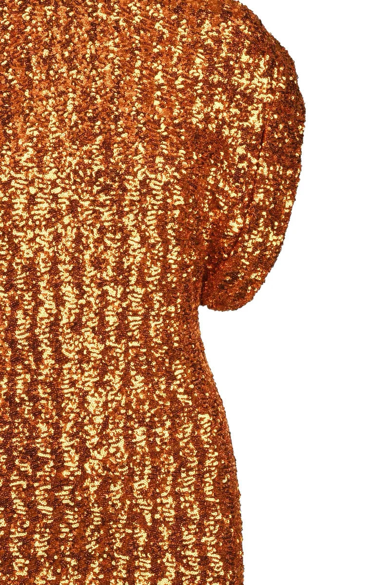 Sequin Dress - Orange