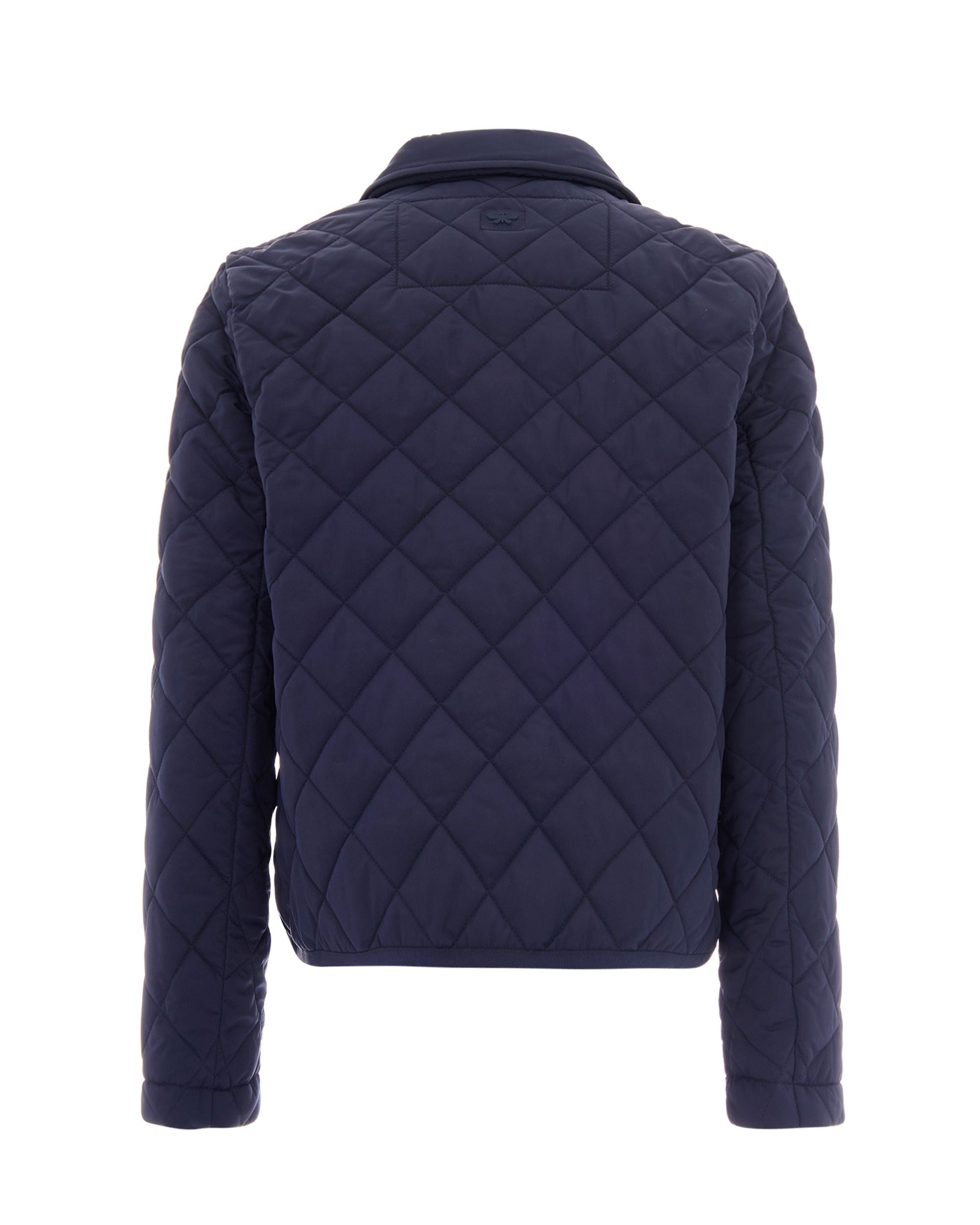 Blue Quilted Jacket