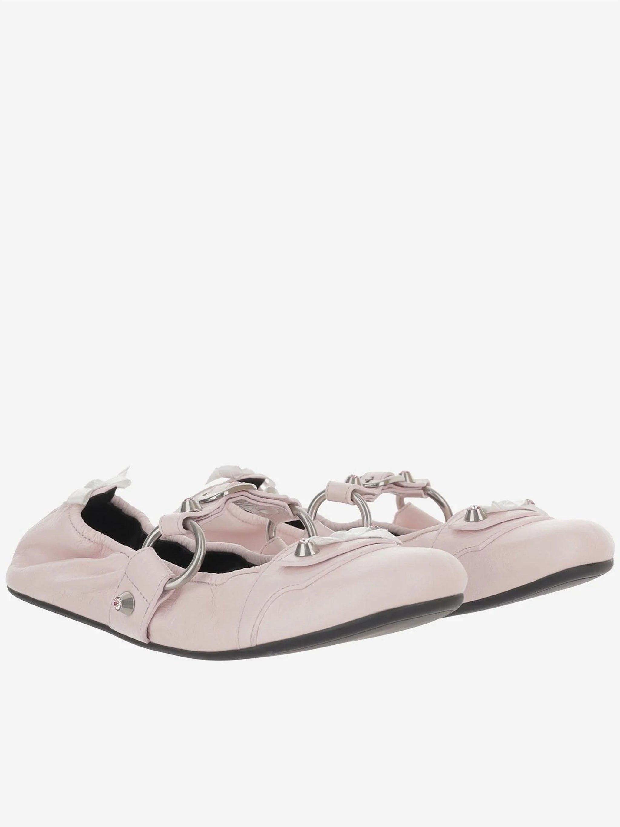 Pale Pink City Fl L005 Ballerinas