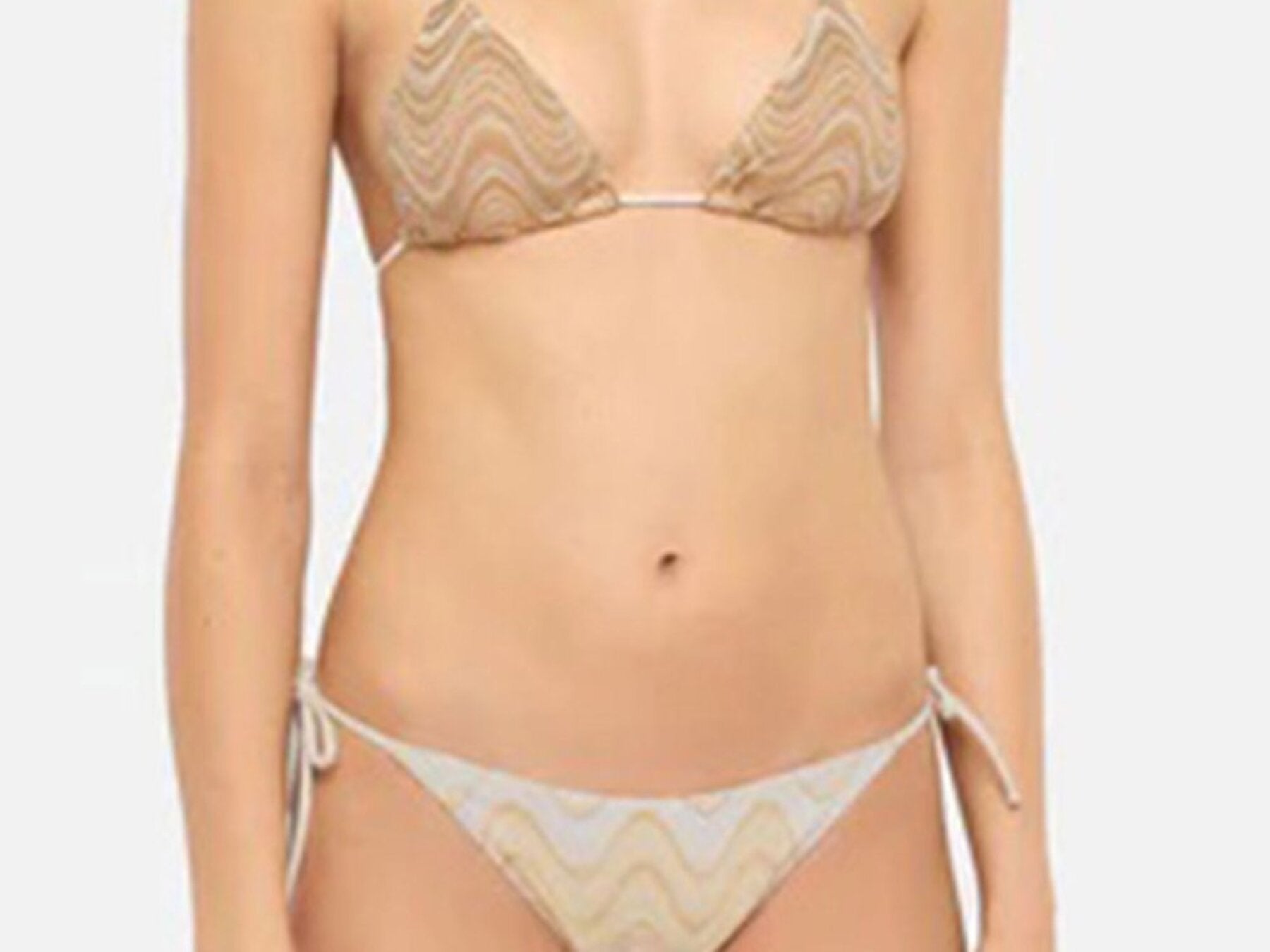 Two-Piece Bikini with Classic Triangle Top