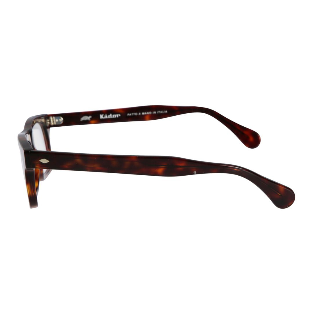 Niki Tortoiseshell Frame Rectangular Eyeglasses with Metallic Accents