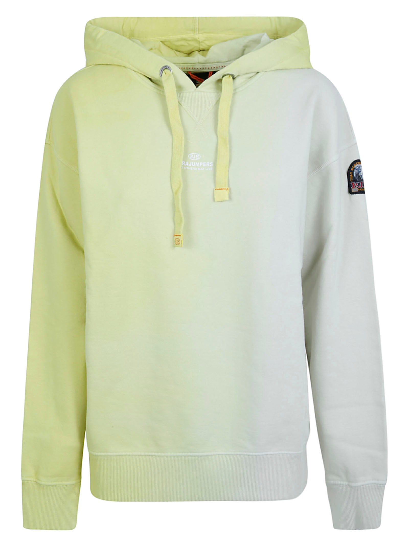 Color-block Hoodie with Drawstring Hood