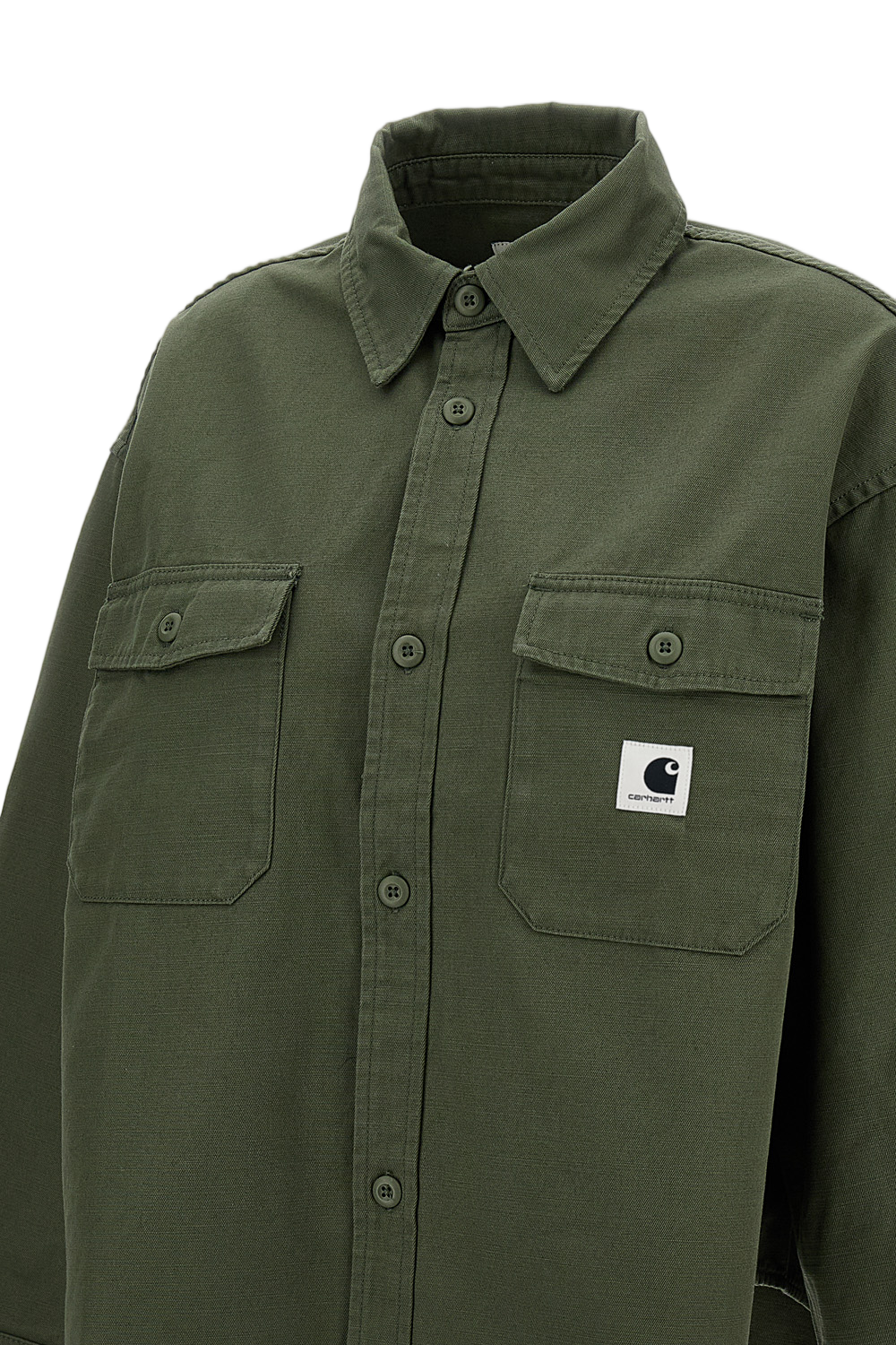 Boxy Cropped Kelly Shirt Jacket