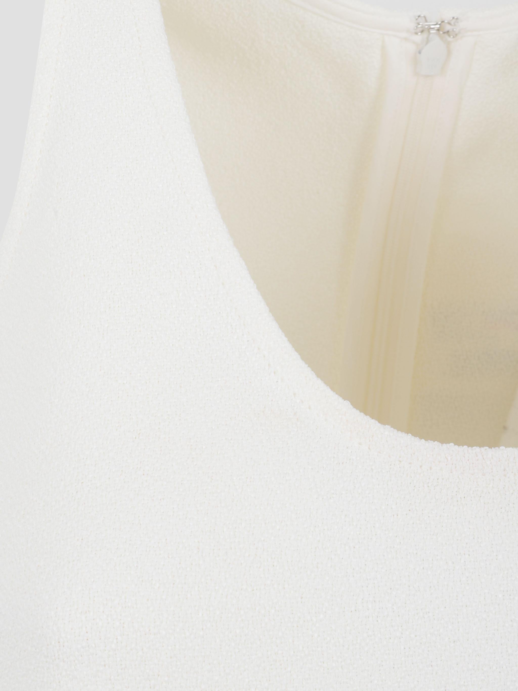 Scoop-Neck Sable Dress