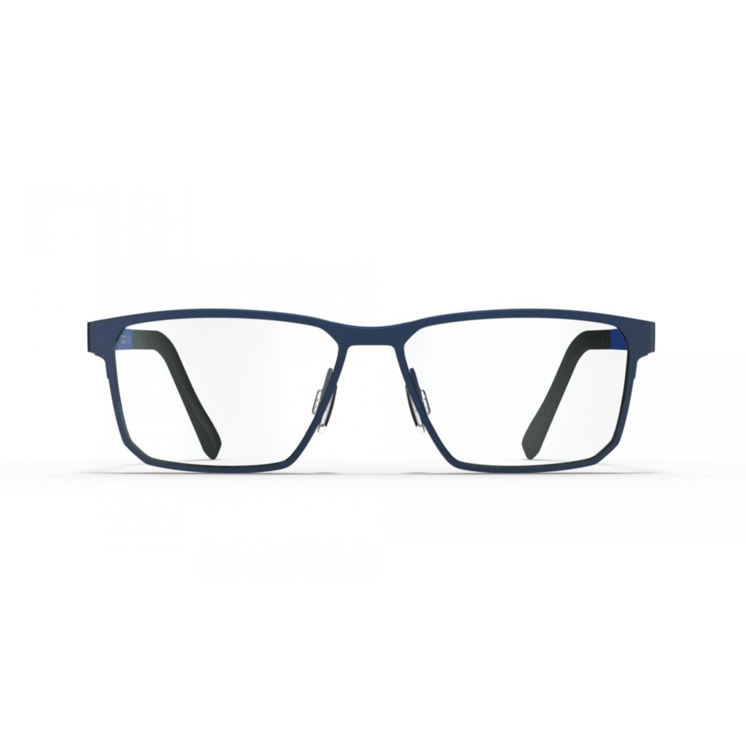 Bf991 Westhampton Rectangular Frame Eyeglasses with Matte Deep Blue Finish