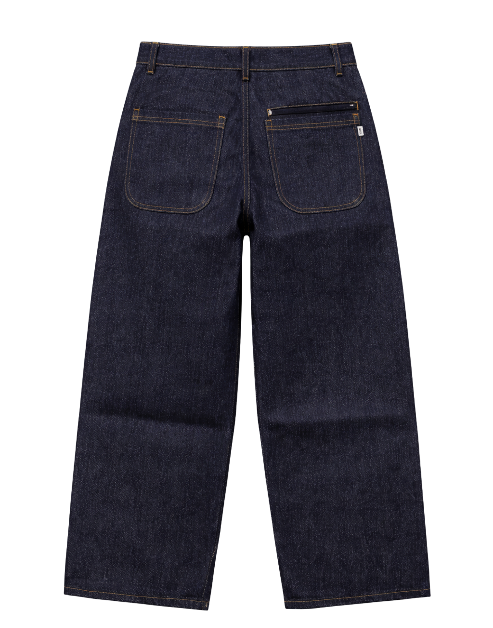 Palazzo Wide-Leg Denim Jeans