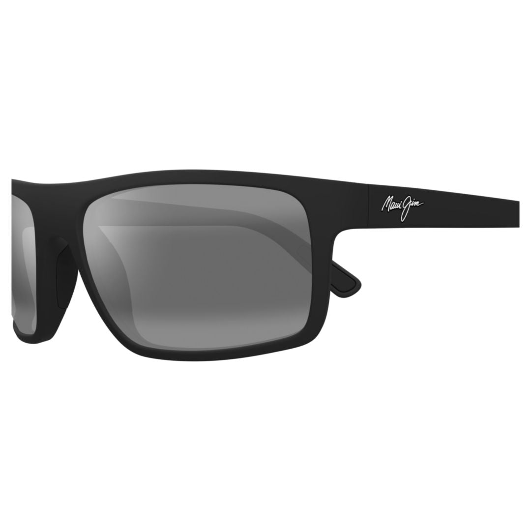 Byron Bay Rectangular Frame Sunglasses with Matte Black Finish