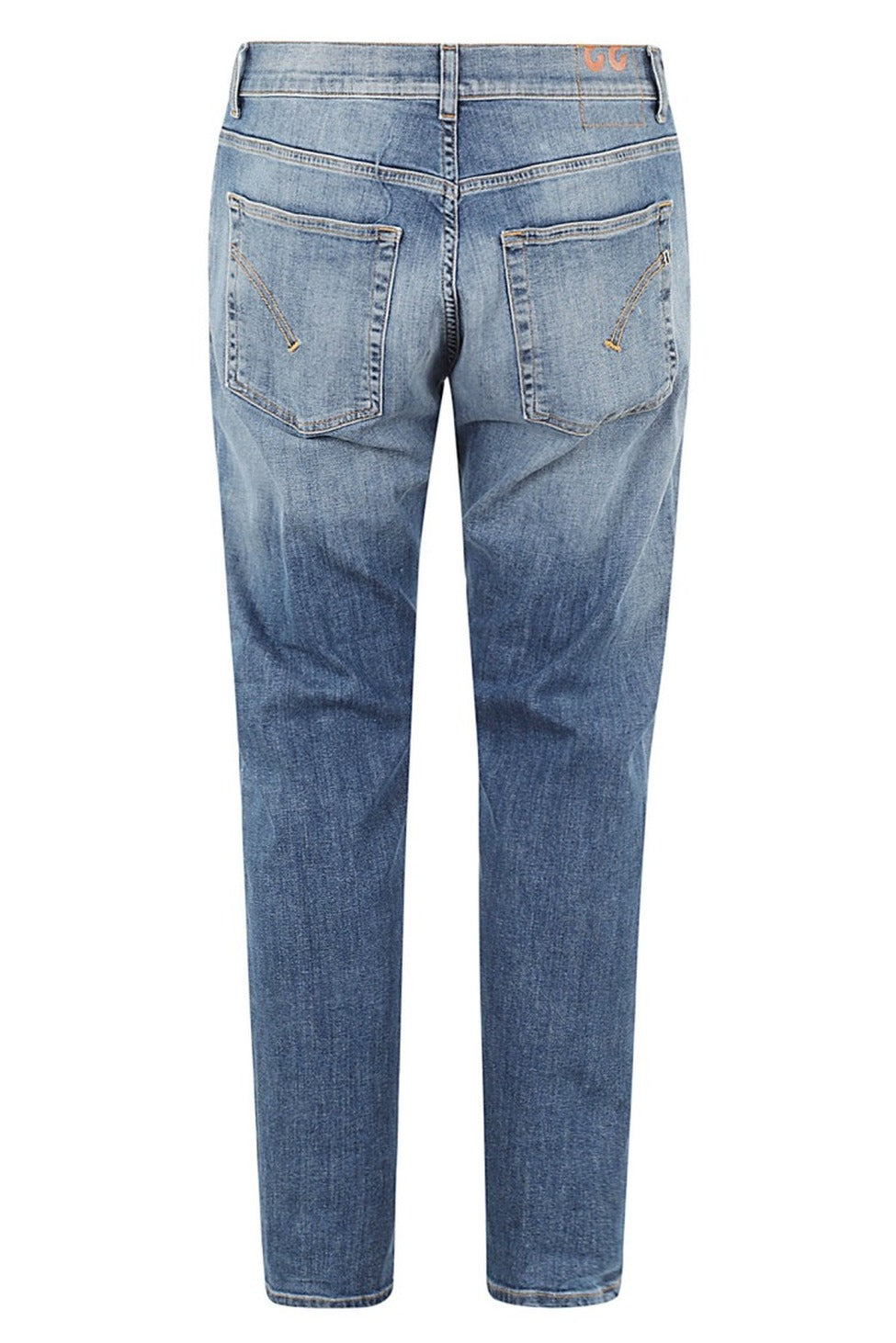 Dian Mid-Rise Blue Stretch Denim Jeans