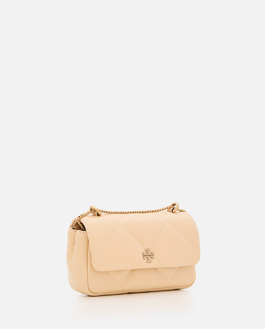 Kira Diamond Quilt Pave Mini Flap Bag