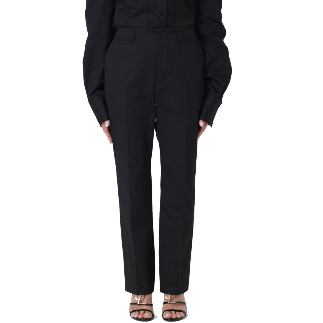 Black Cotton Pants
