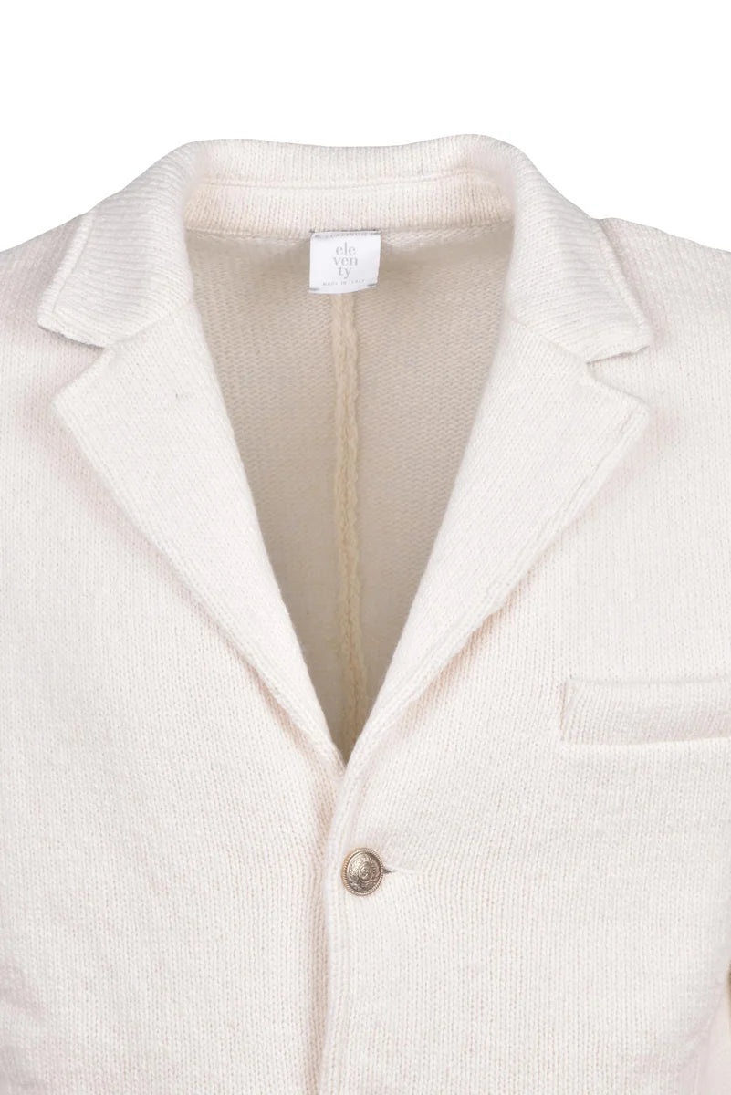Wool Jacket Buttons - White