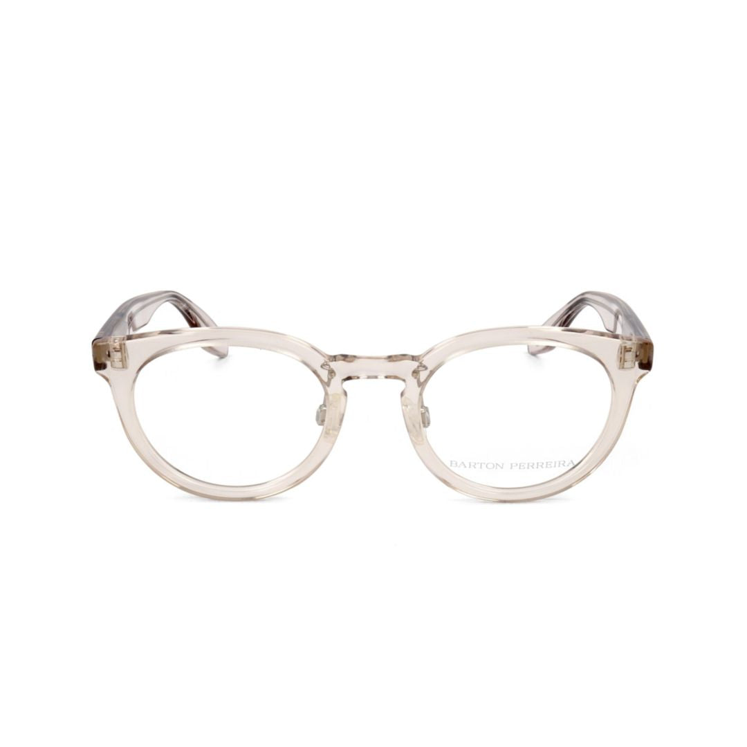 Bp5199-F 491cq Translucent Rounded Frame Eyeglasses with Keyhole Bridge