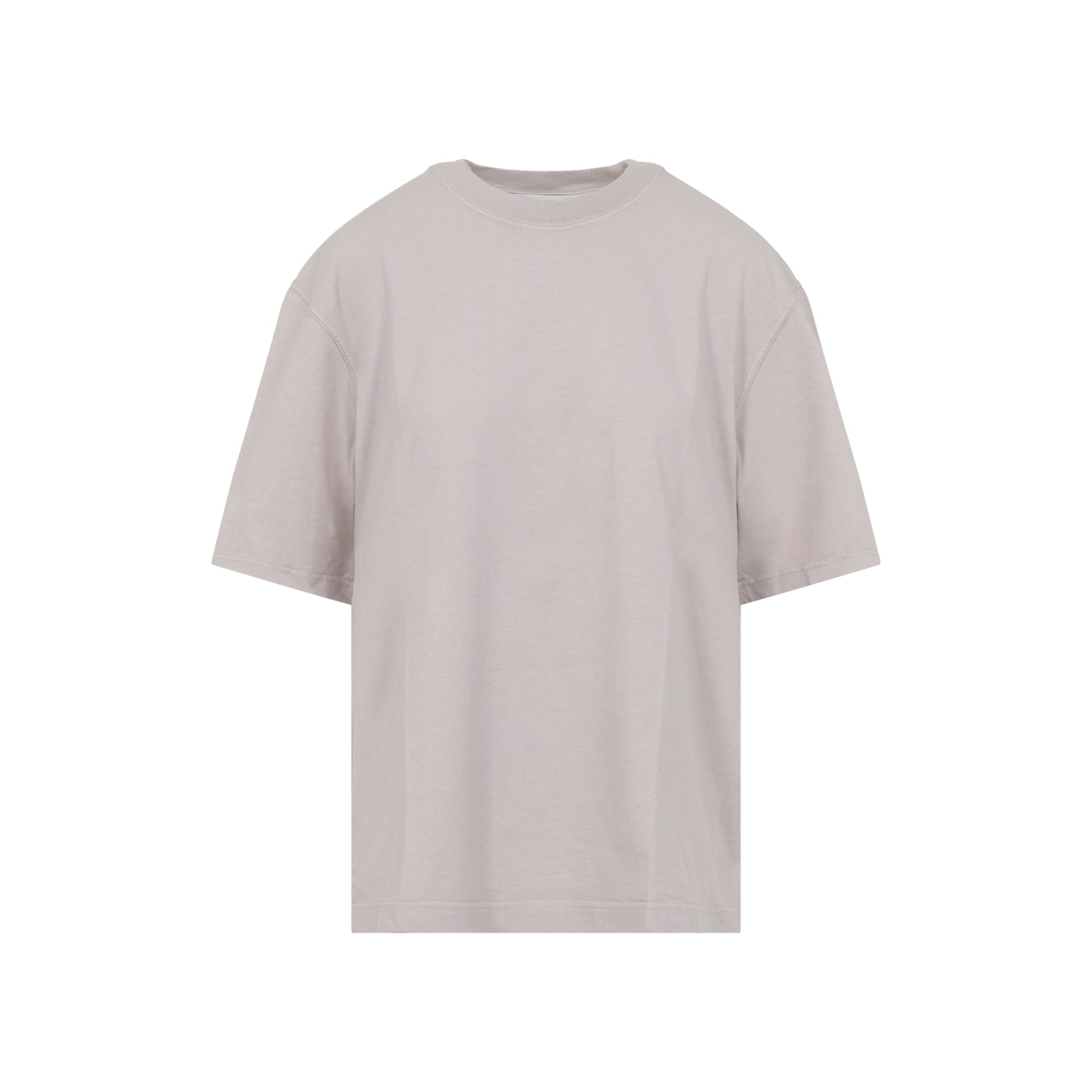 Relaxed Fit Cotton T-Shirt With Textured Logo Detail