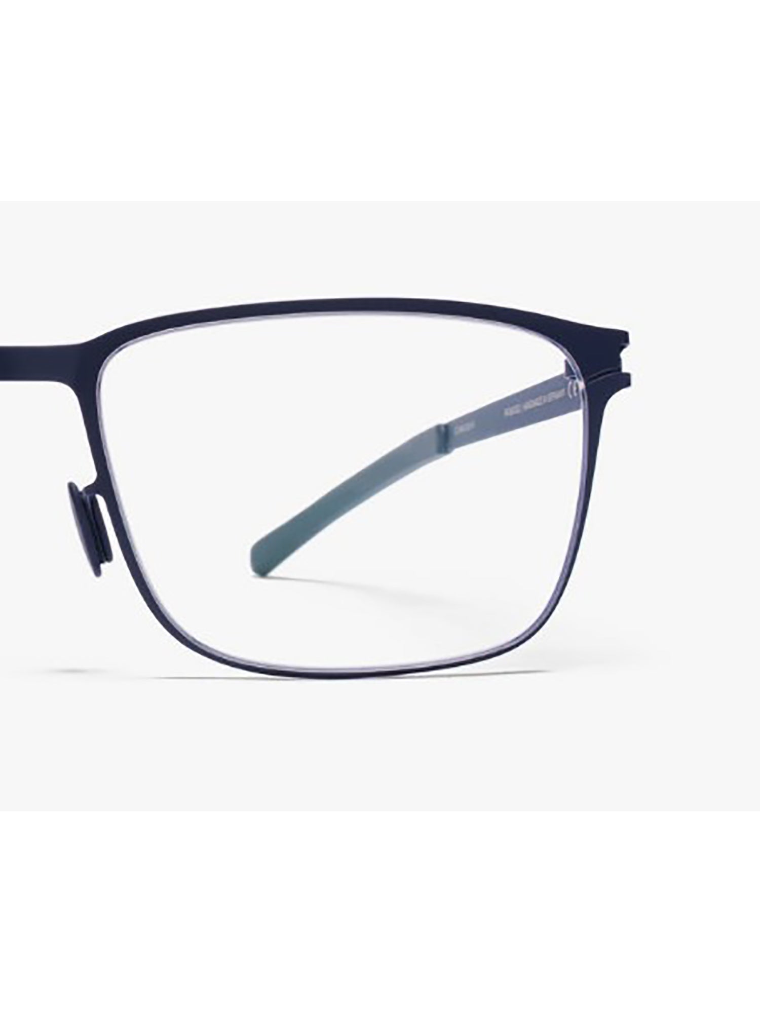 Rectangular Matte Blue Optical Frames