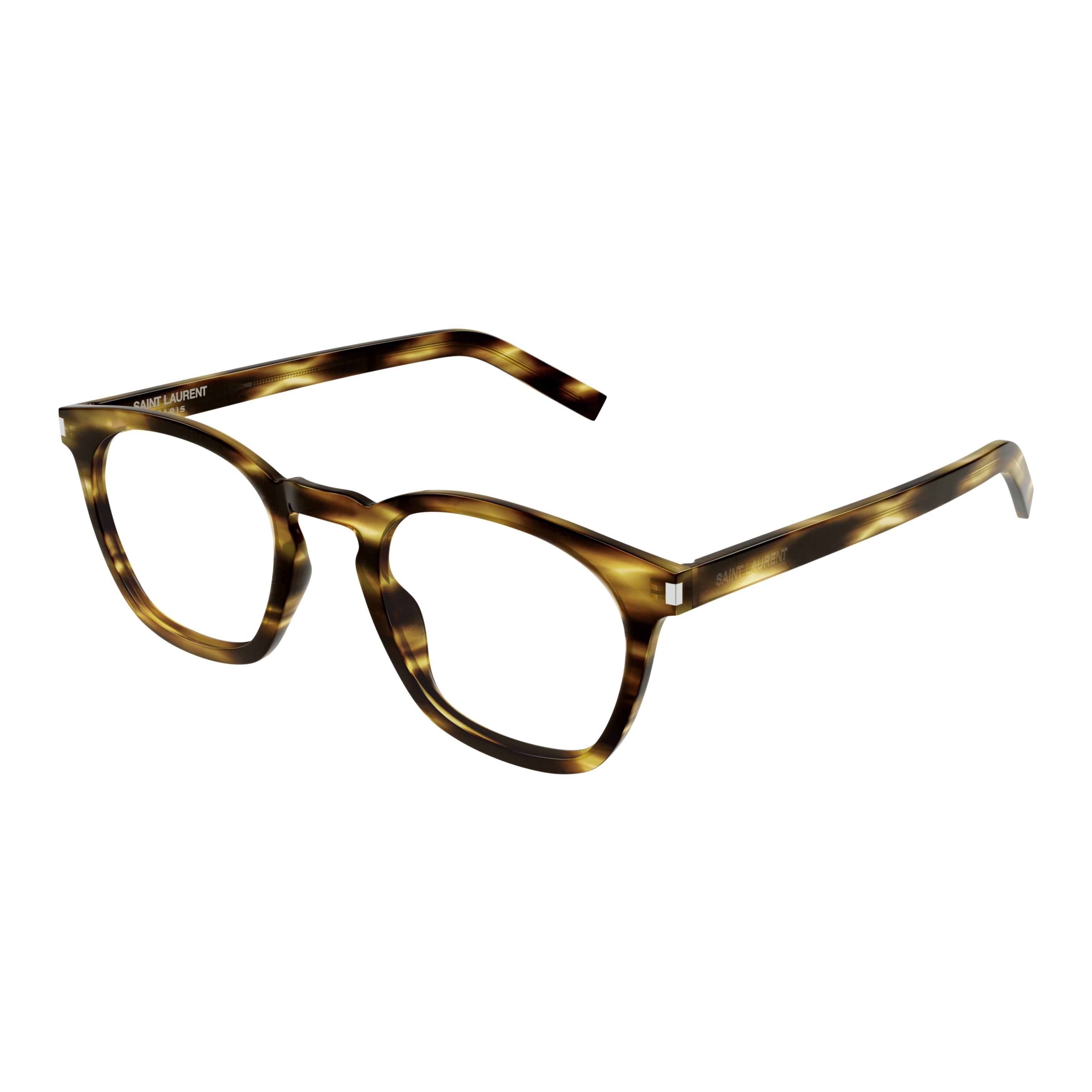 Sl 30 Slim Tortoiseshell Patterned Slim Frame Eyeglasses