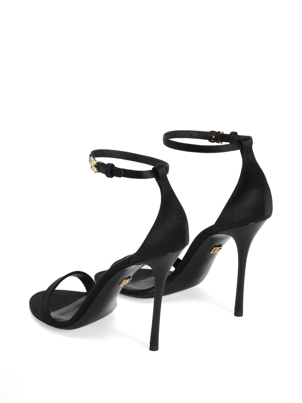 High-Heeled Sandals with Slim Stiletto and Design