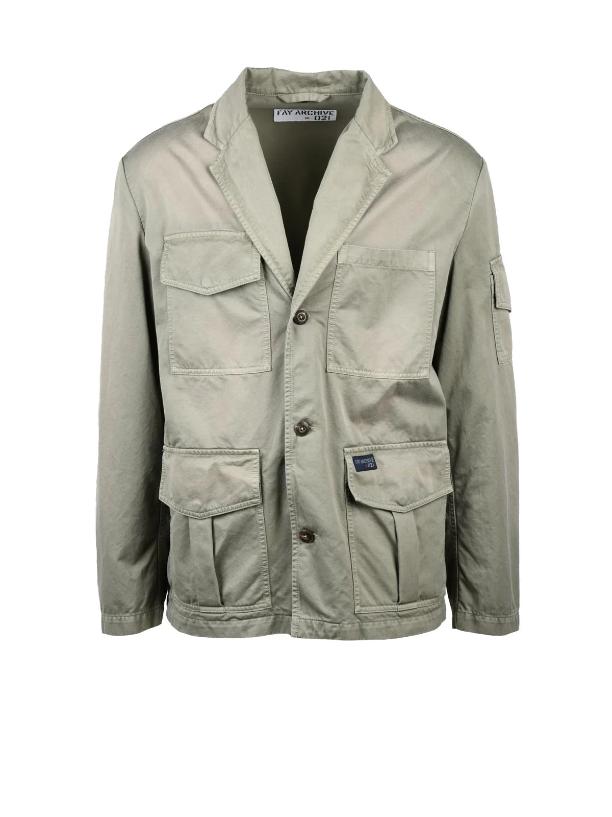 Fay Archive Vintage Canvas Jacket - Sage Green