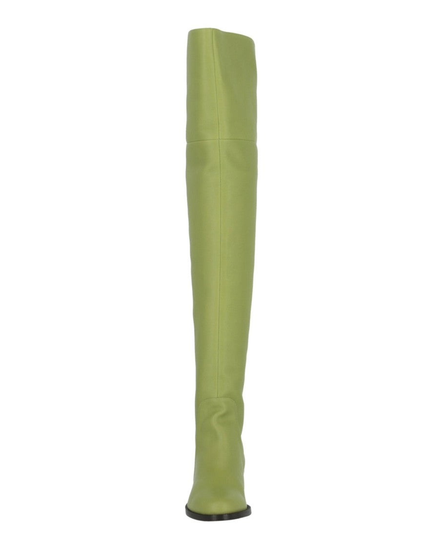 Bucaneve Leather Over-The-Knee Boots