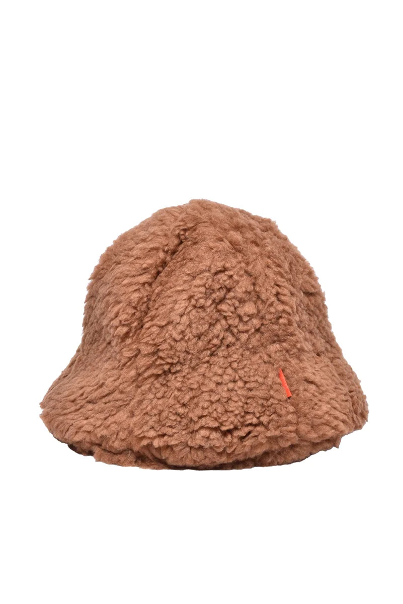 Plush Hat - Brown