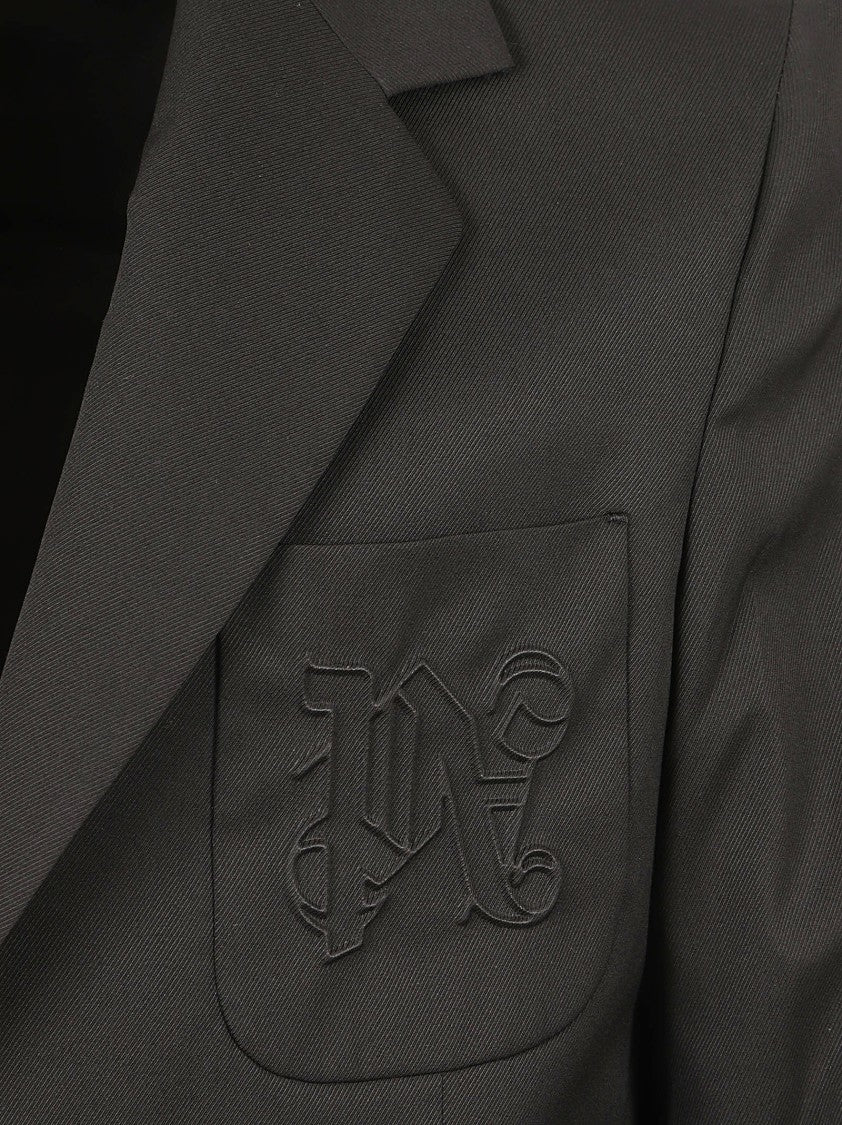 Tailored Black Jacket With Notched Lapel