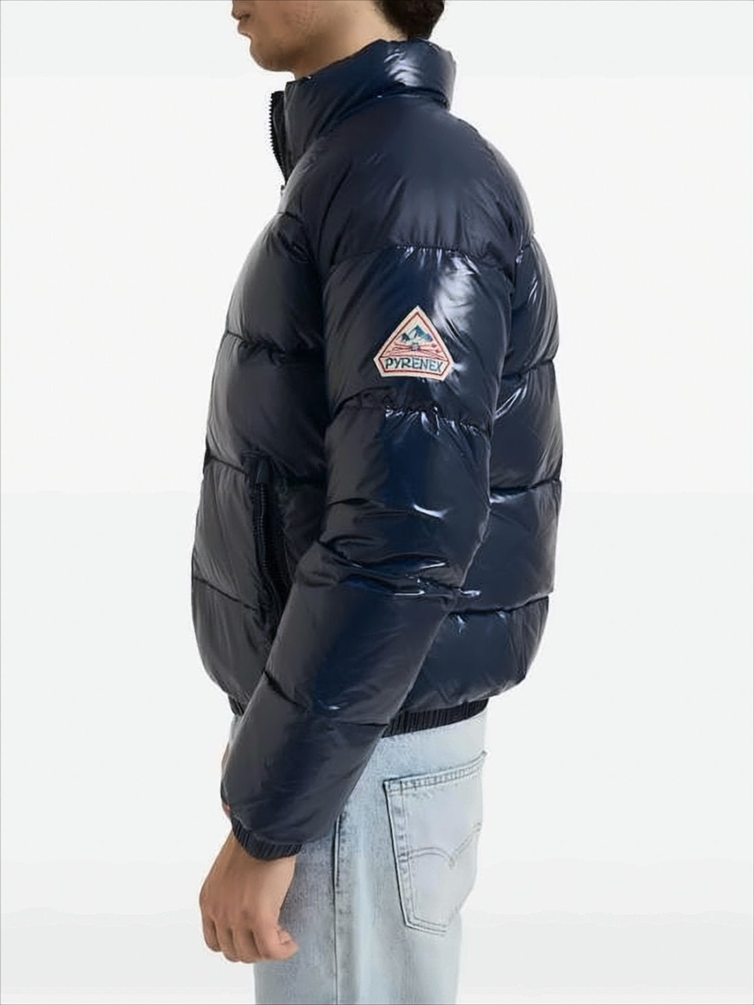 Quilted High Collar Down Jacket