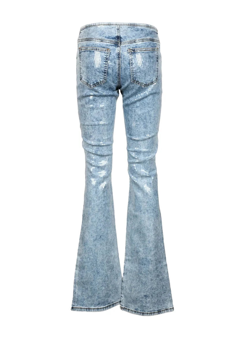 Men's Stretch Jeans - Light Blue