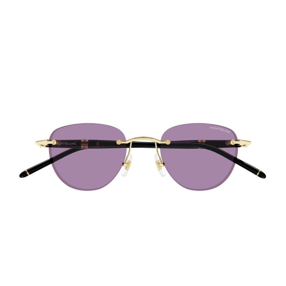 Mb0412S Linea Meisterstuck Rimless Phantos-Shaped Montblanc Sunglasses