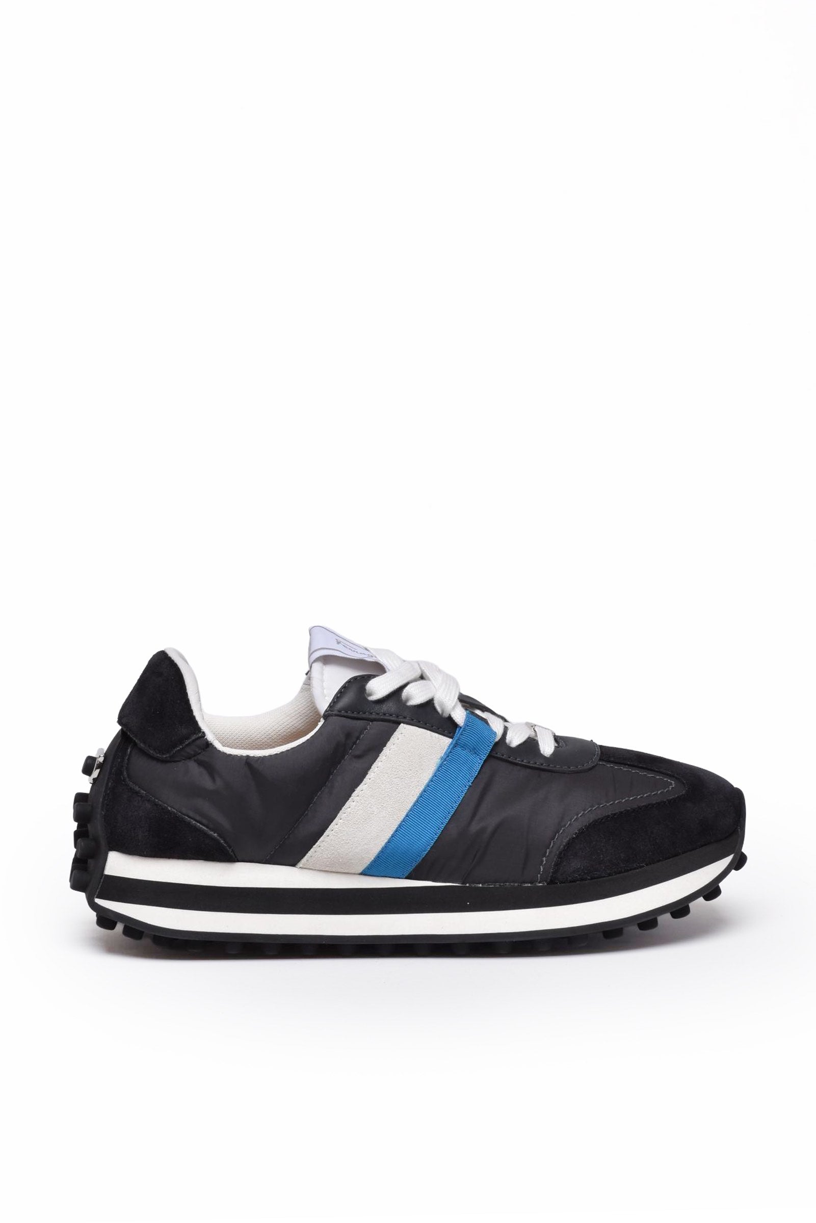 Black Leather Sneakers