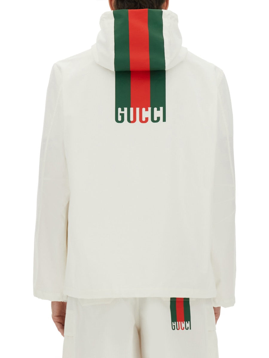 "Web" Zipper Sweatshirt