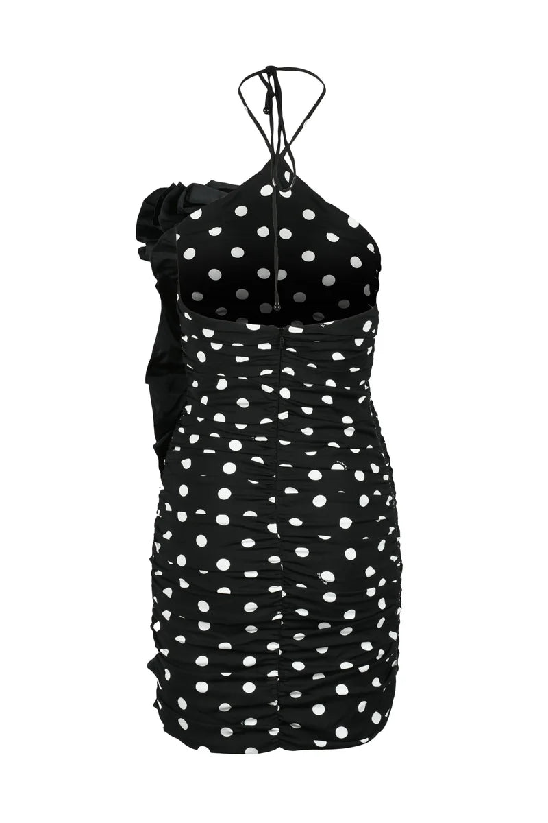 Sheath Dress - Black/White