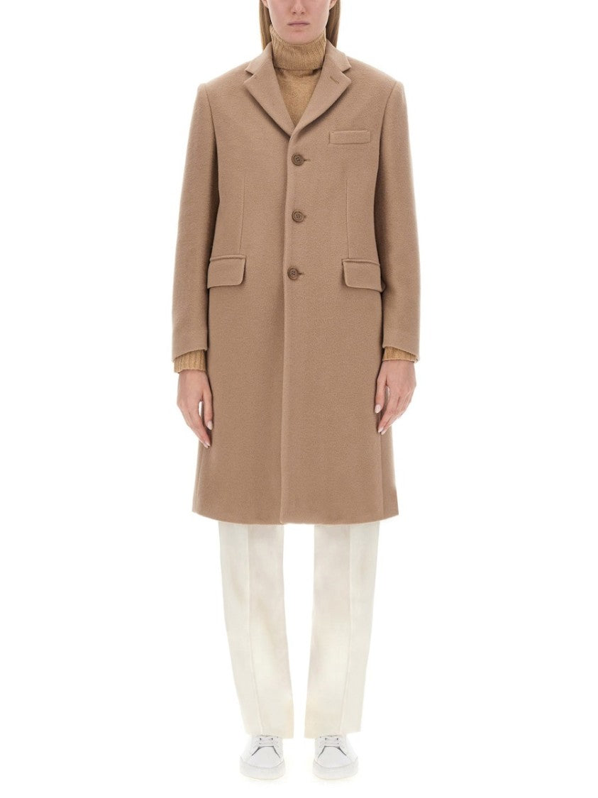Classic Oversize Coat With Notched Lapel