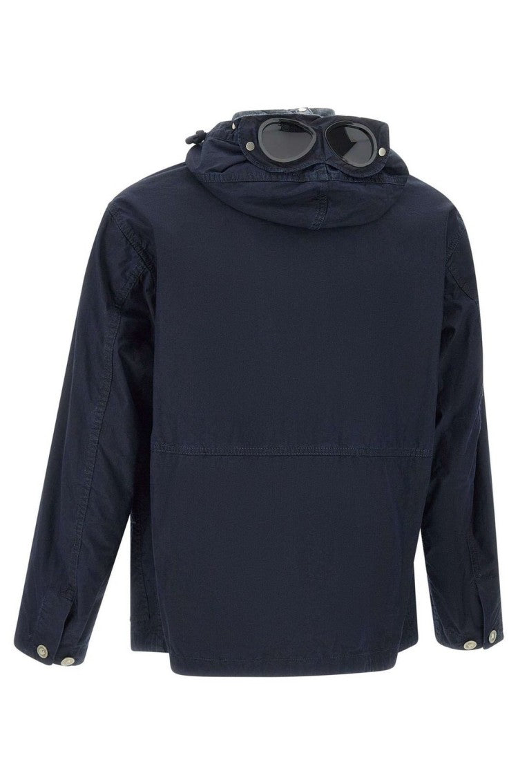 Hooded Padded Jacket with Zipper Closure