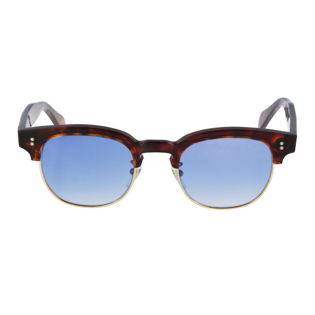 Woody Cm Classic Clubmaster Sunglasses with Tortoiseshell Frame