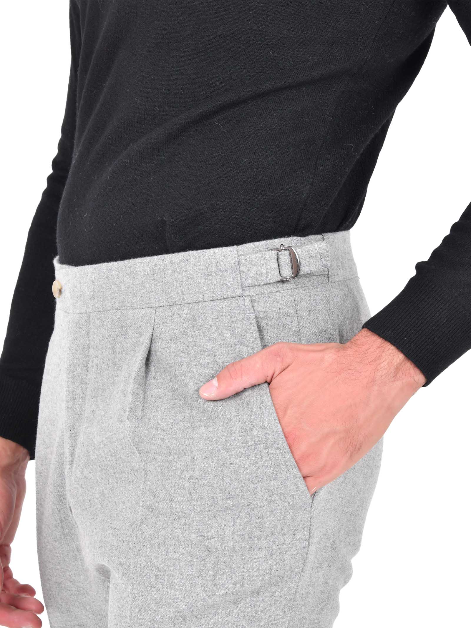 Tailored Cashmere Trousers With Refined Silhouette