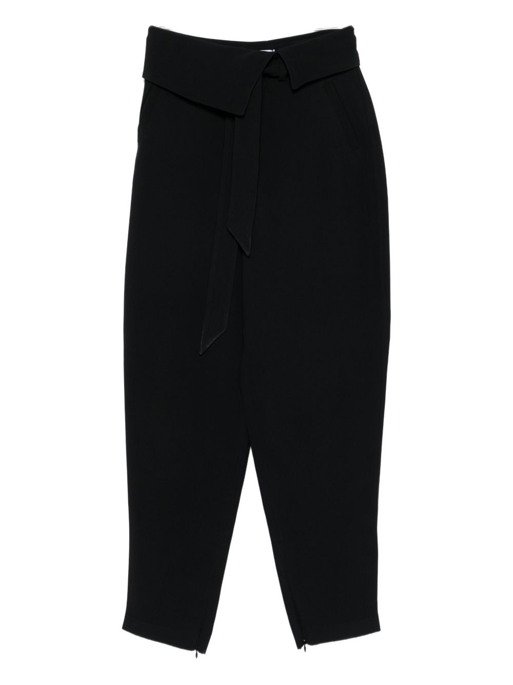 Tapered Leg Harem Pants With Matching Belt