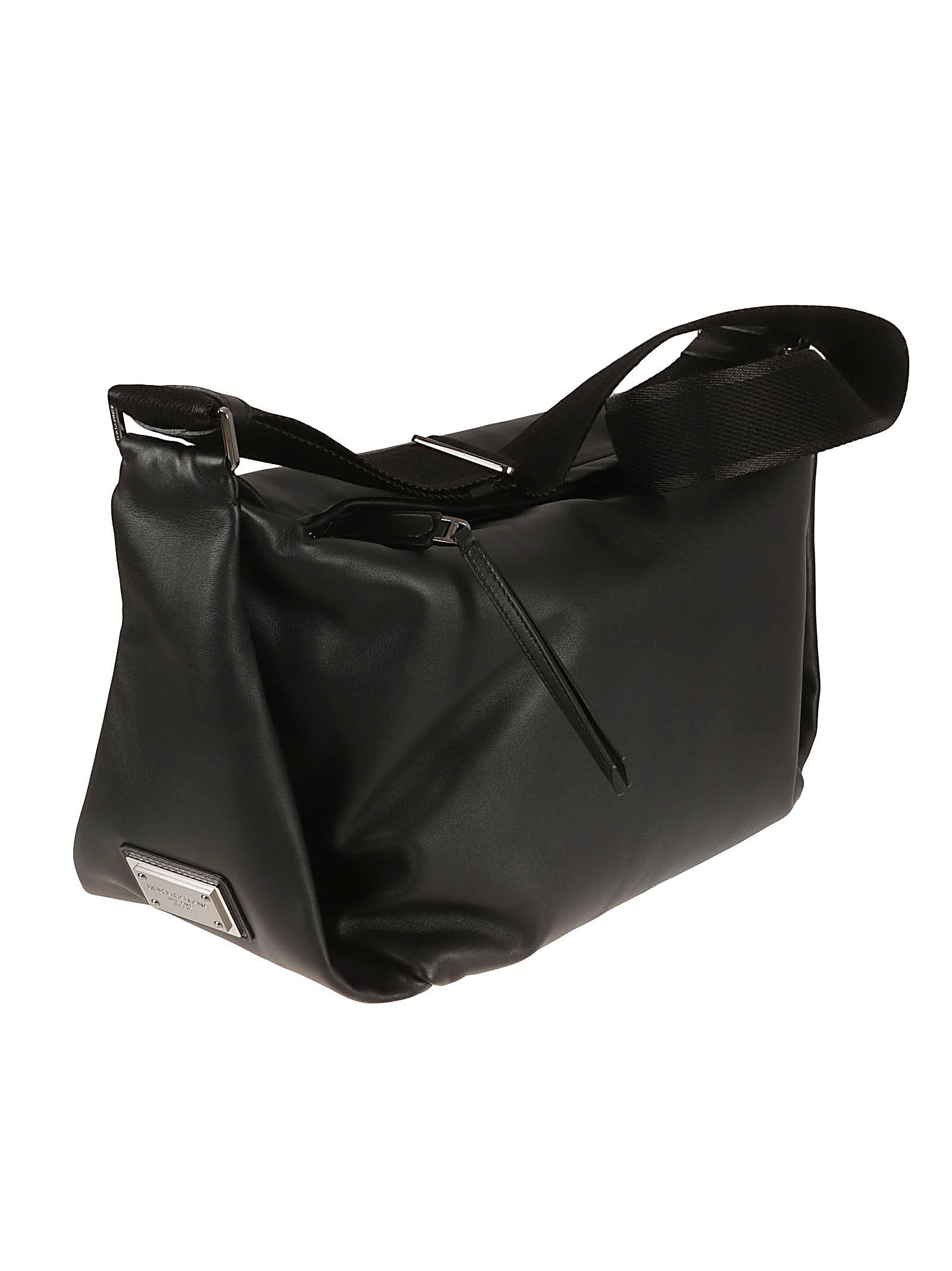 Calf Leather Bag with Structured Silhouette