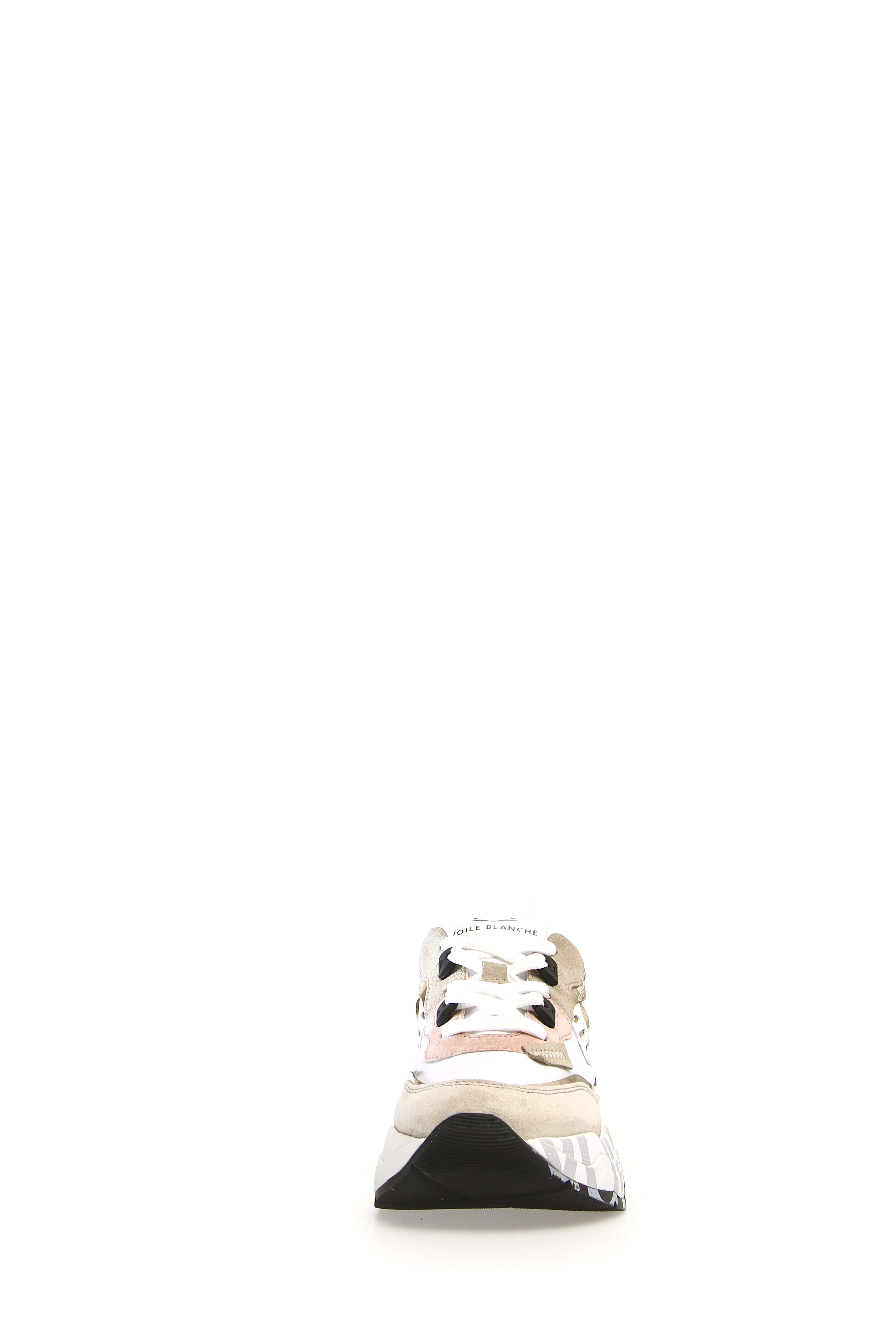 Fabric and Suede Sneakers