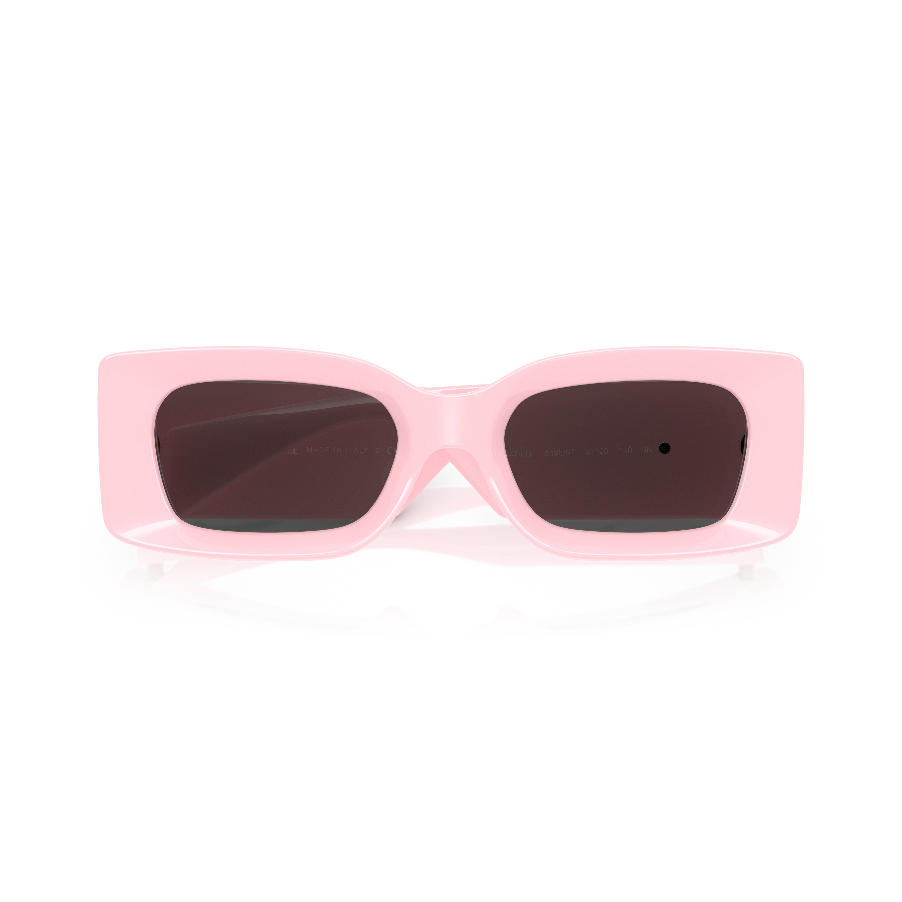 0ve4474u Rectangular Frame Sunglasses in Soft Pink
